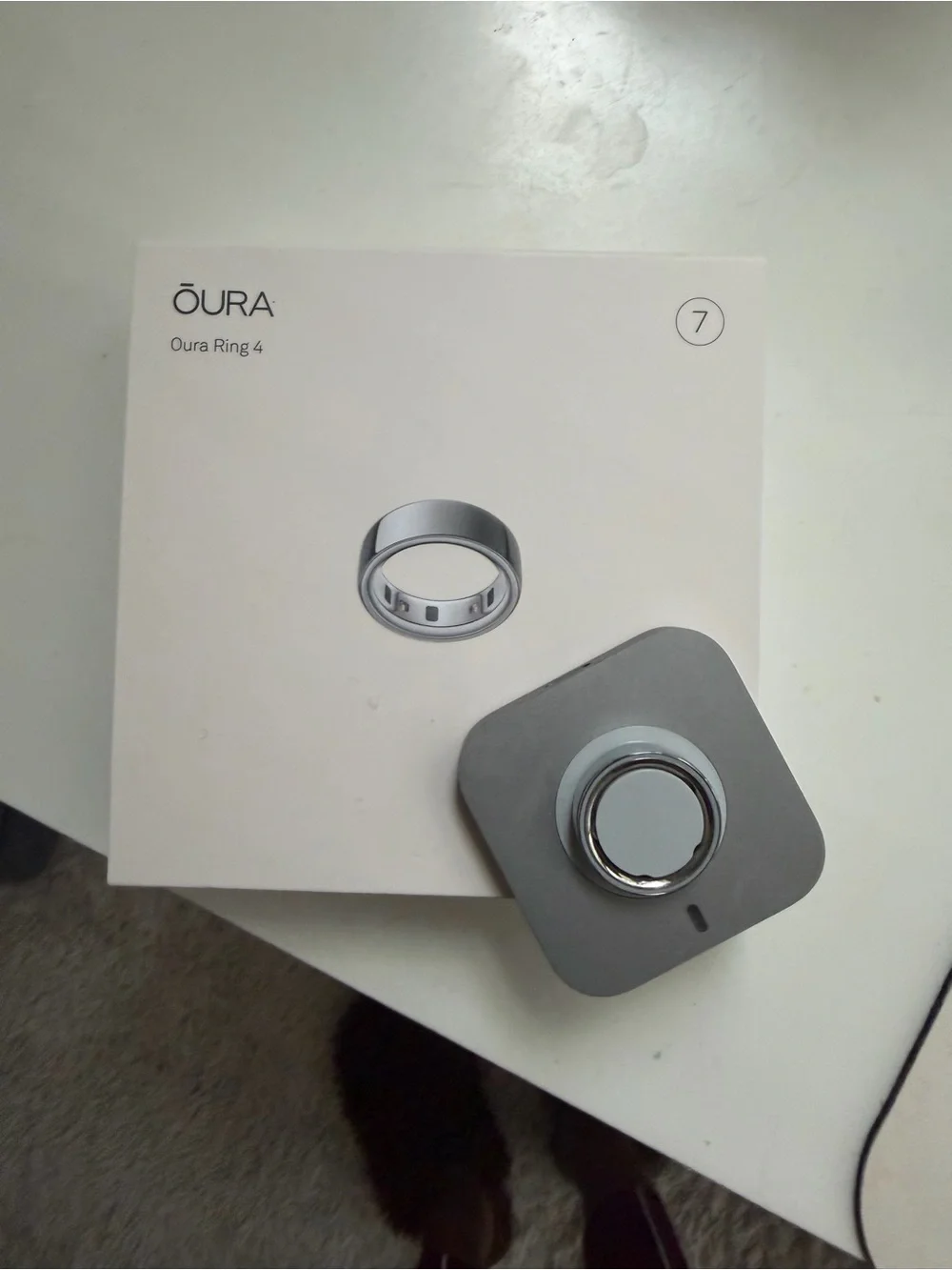 Oura Ring 4 Smart Ring — Silver Finish